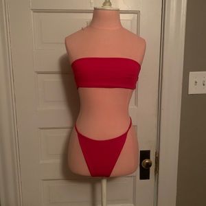 Pretty little things High waisted thong bikini